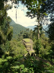 The central part of Ciudad Perdida.