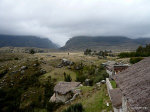 View from the lodge in Huaraz.