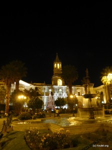The cathedral of Arequipa.