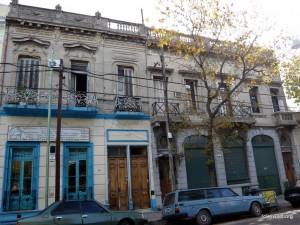 Old houses, old cars.