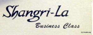 Business Class of Shangri-La :-)