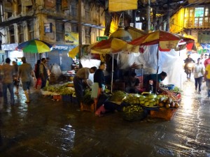 Street market.