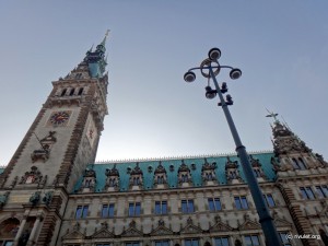 Hamburg's city hall.