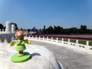 My guardian angel in the Temple of Heaven.