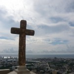 Conveto de la Popa. High over Cartagena.