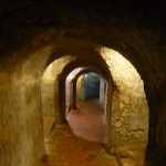 An old defense tunnel under the fortress.