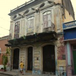 Old houses.