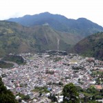 View of Baños from above.