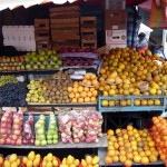 The fruits market. Colorful already...