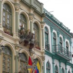 Colonial houses.