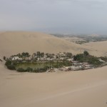 Huacachina. Seen from the dunes.