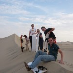 Our dune group at the top of one dune.