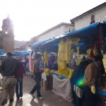 The street market.