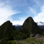 Part of Machu Picchu, Wayna Picchu in the back.