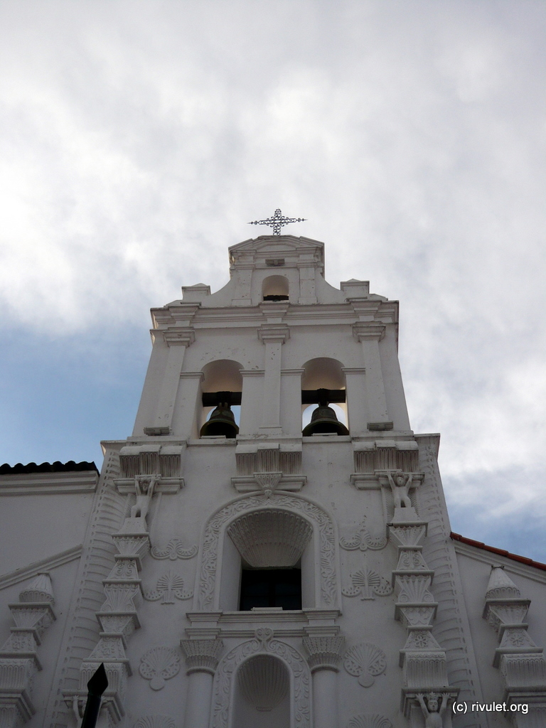 Big bell tower.