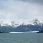 Approaching Perito Moreno glacier.