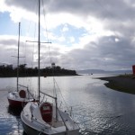 Yachts in Puerto Williams. Ready to go to Antarctica?