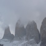 Closeup of the Torres del Paine.