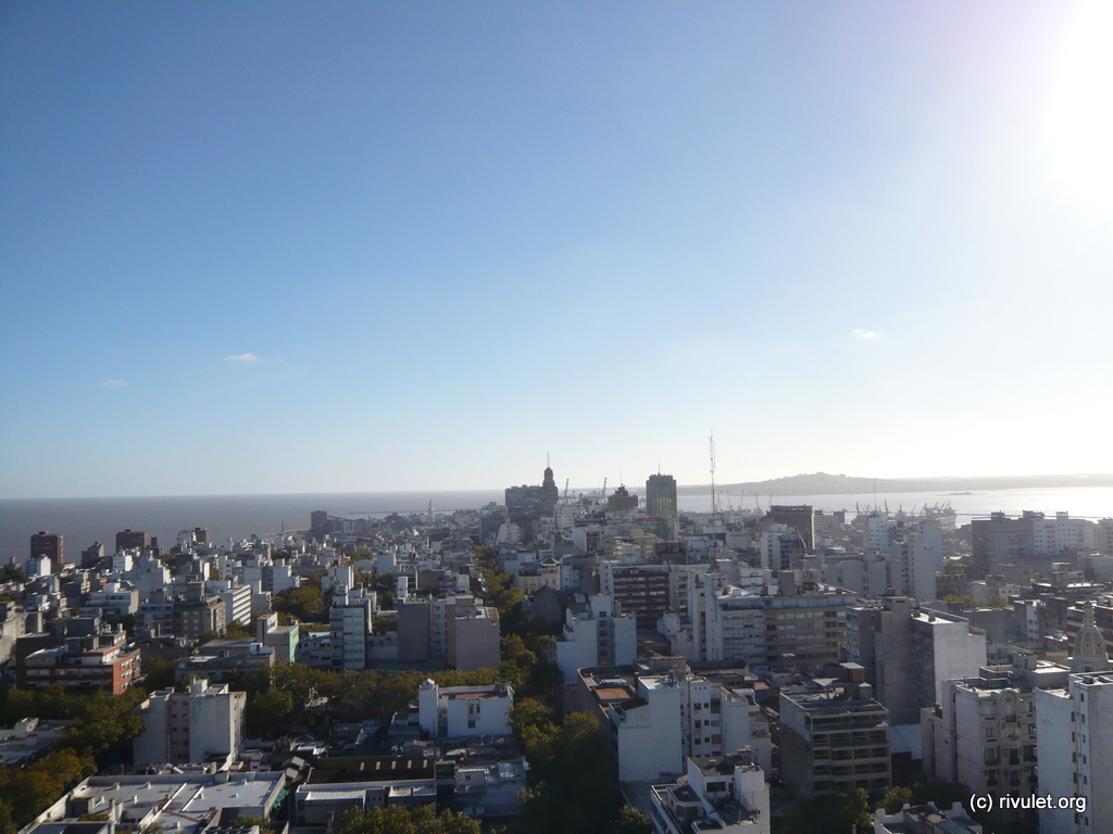 View of Montevideo from the top I.