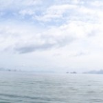 Panoramic shot from Pakbia Island.