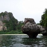 Rock formation at Tonsai Beach.