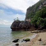 Sand. Rocks. Water.