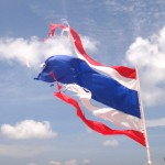 Flag of Thailand.