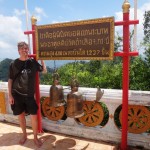 At the top of the Tiger Cave Temple!