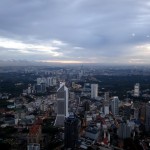 View of KL from the KL Tower.