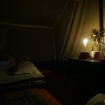 Our cozy luxurious tent.