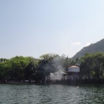 Barahi temple on on an island.