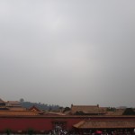 Inside the Forbidden City (with smog).