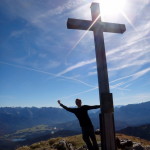 At the top of the Krottenkopf.