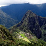 Macchu Picchu, with Wayna Picchu in the back.