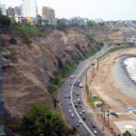 Lima, right a the Pacific ocean.