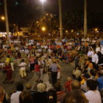 Live music and dancing in the Parque Central de Miraflores.